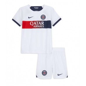 Paris Saint-Germain Replica Away Stadium Kit for Kids 2023-24 Short Sleeve (+ pants)